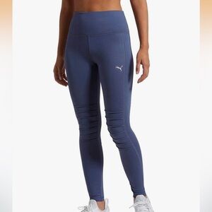 PUMA Women's Moto Tights in Blue Indigo